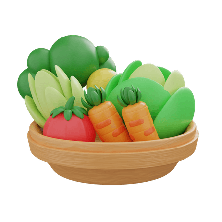 Fresh vegetables icon representing produce quality guarantee